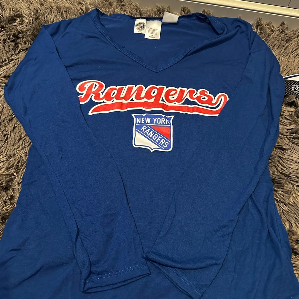 NHL Blue Long Sleeve Shirt
